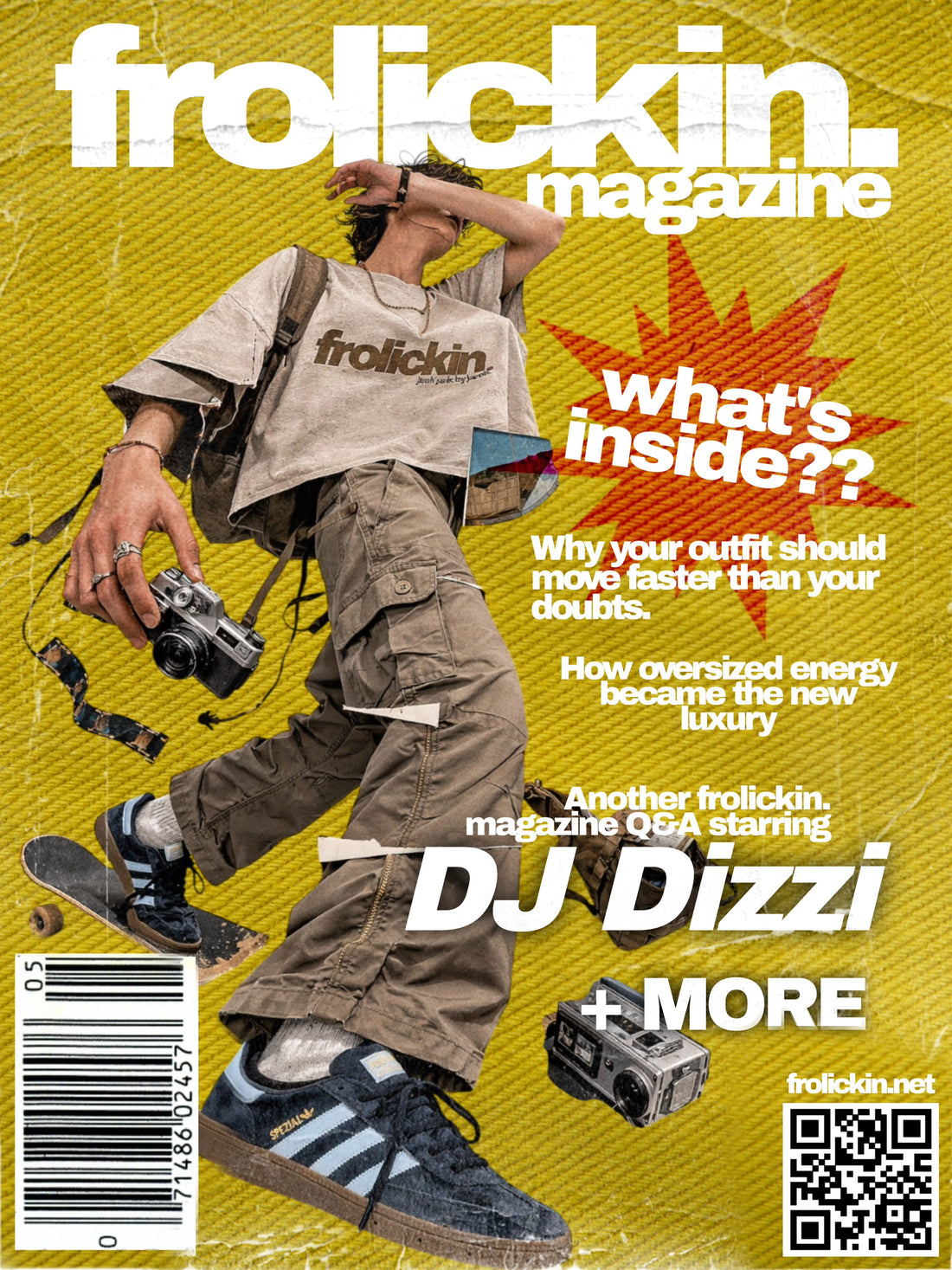 frolickin. magazine issue no. 34 — featuring a Q&A w/ DJ DiZZi