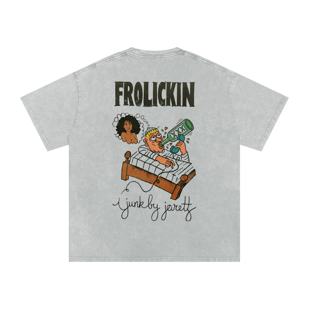 i ran 2 Cambodia V2 — Snow Washed Oversized Cotton T-Shirt