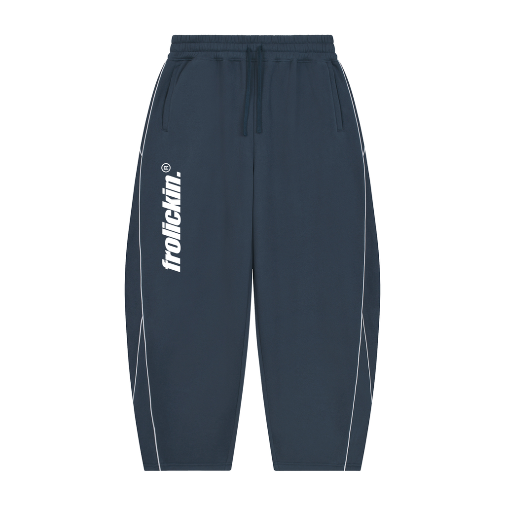 Classic Logo’d Fleece Barrel Leg Sweatpants