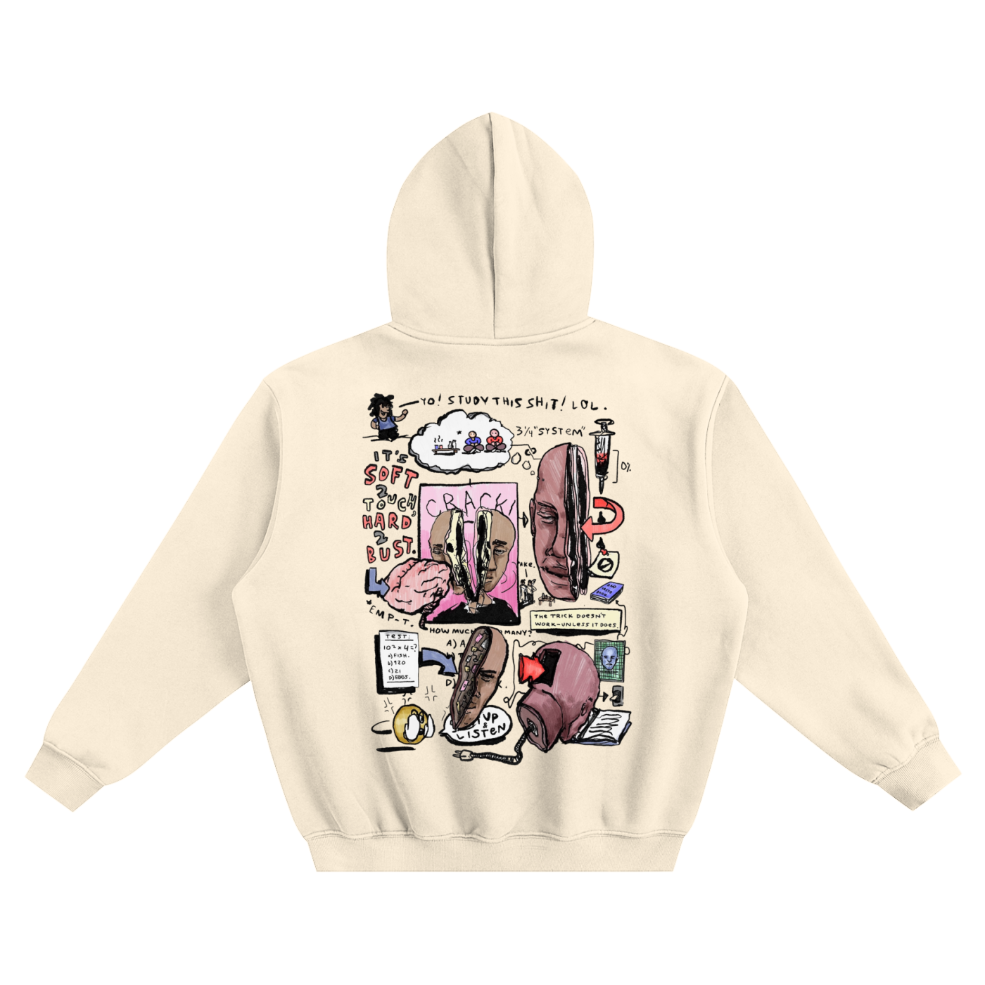 CRACKT Fleeced Boxy Hoodie