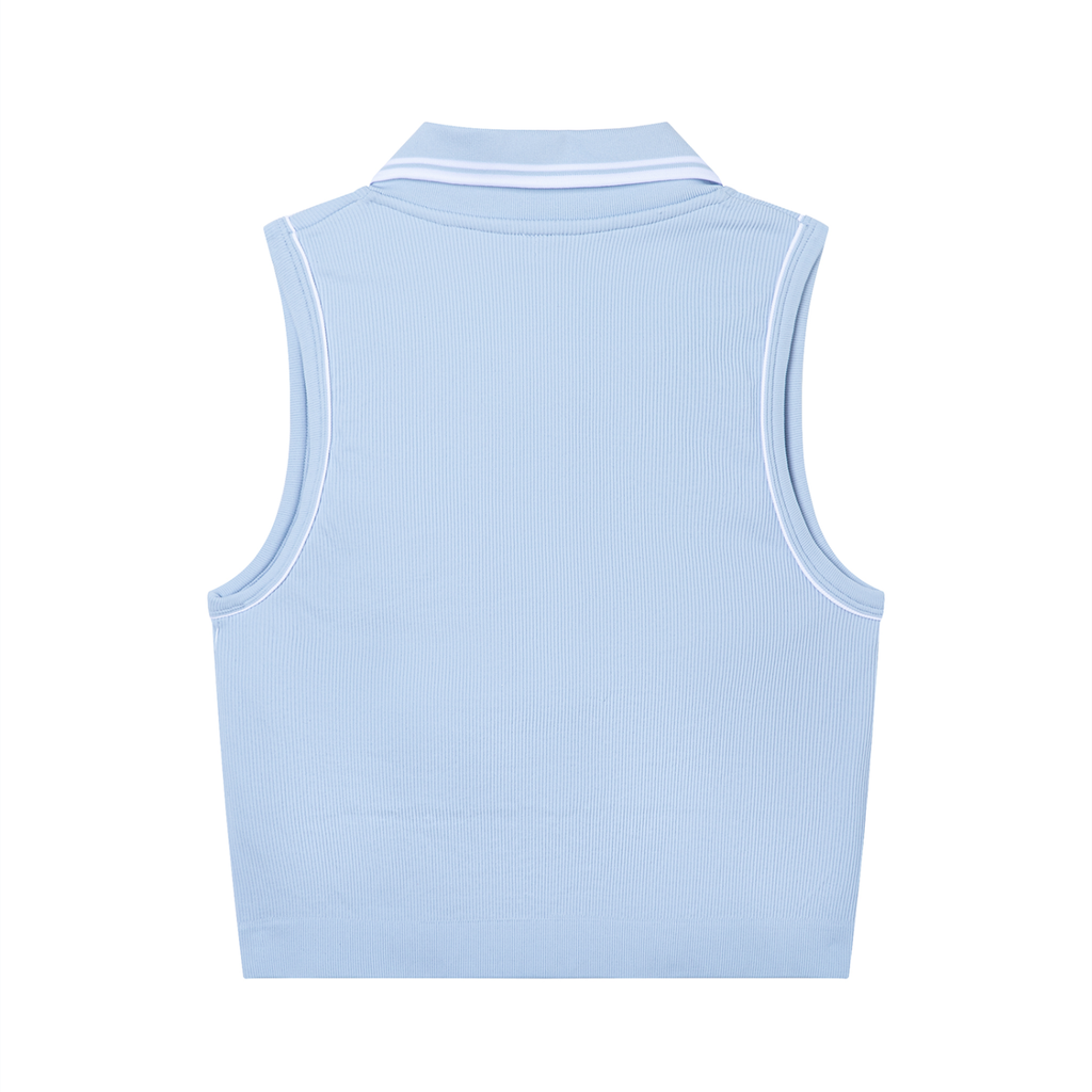 ladies sleeveless tennis polo