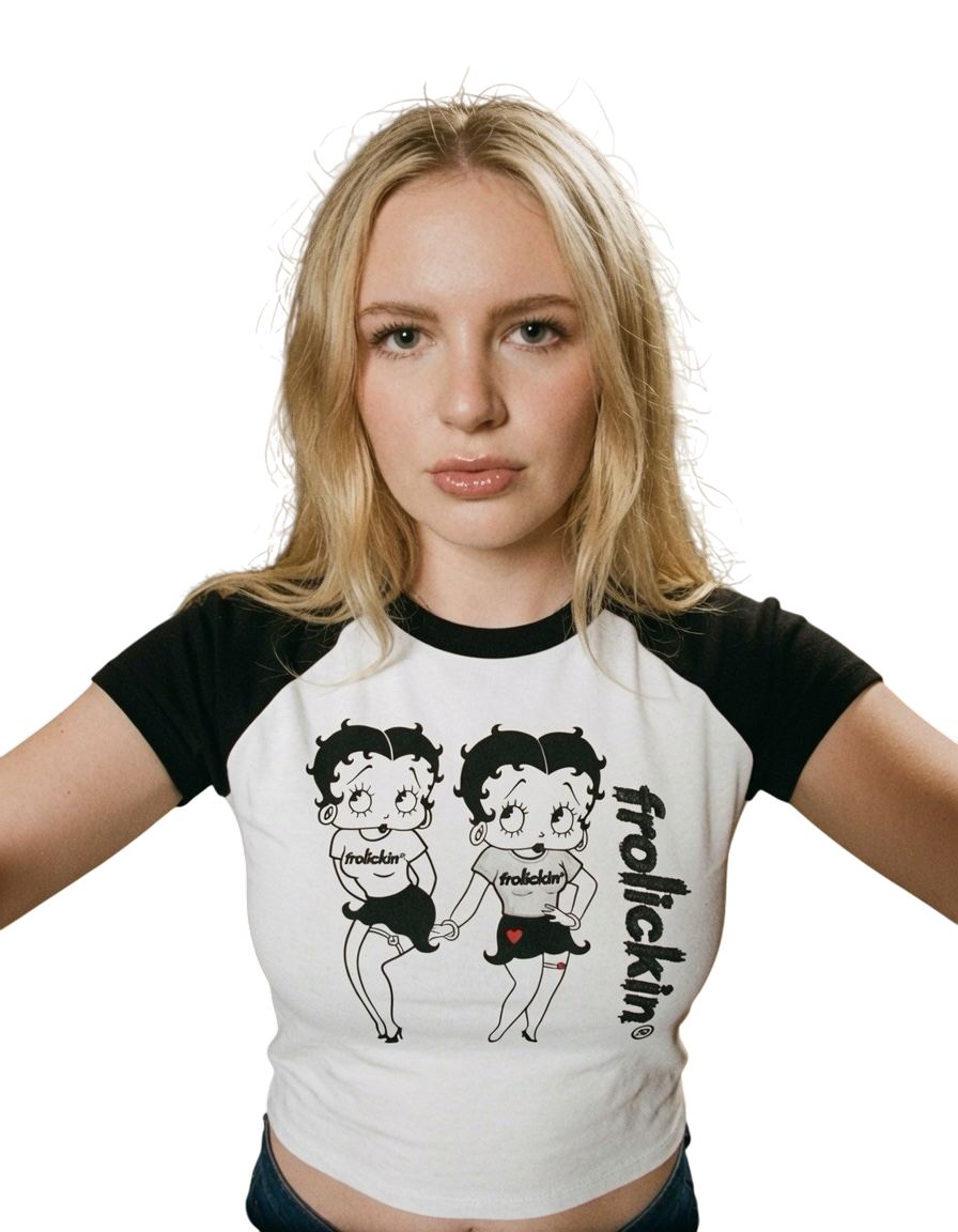 POOPIN & BETTY BOOPIN baby tee