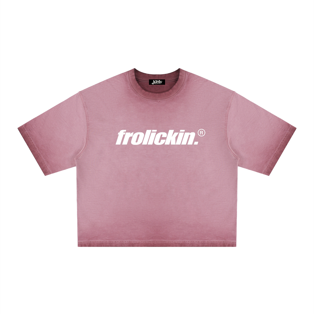 reverse dyed boxy tee