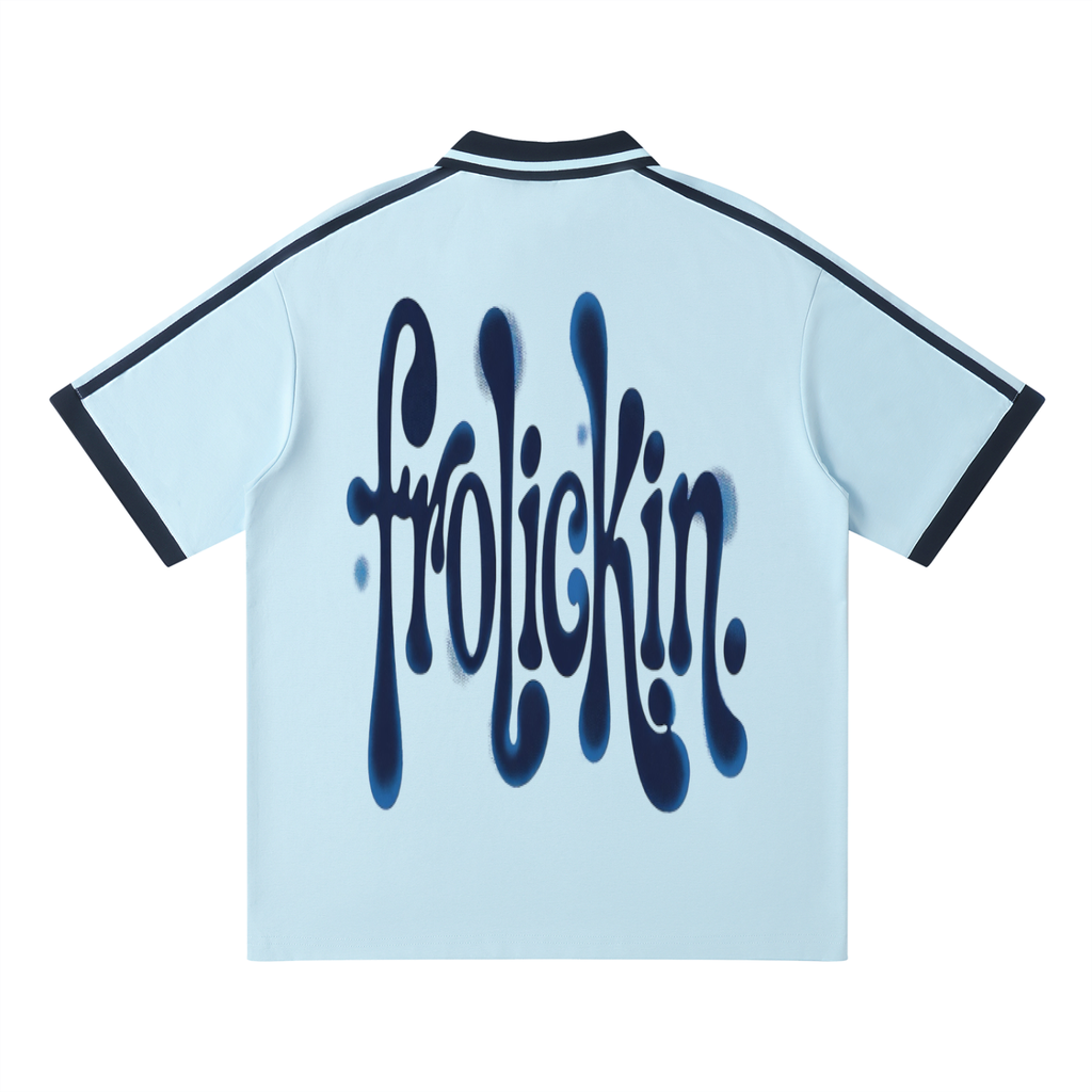 frolickin fisherman’s polo jersey