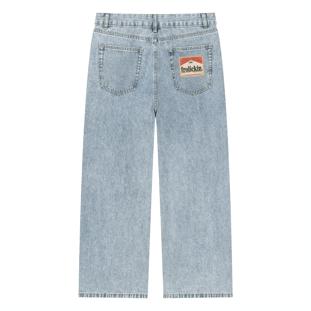 straight leg frolicker’s jeans