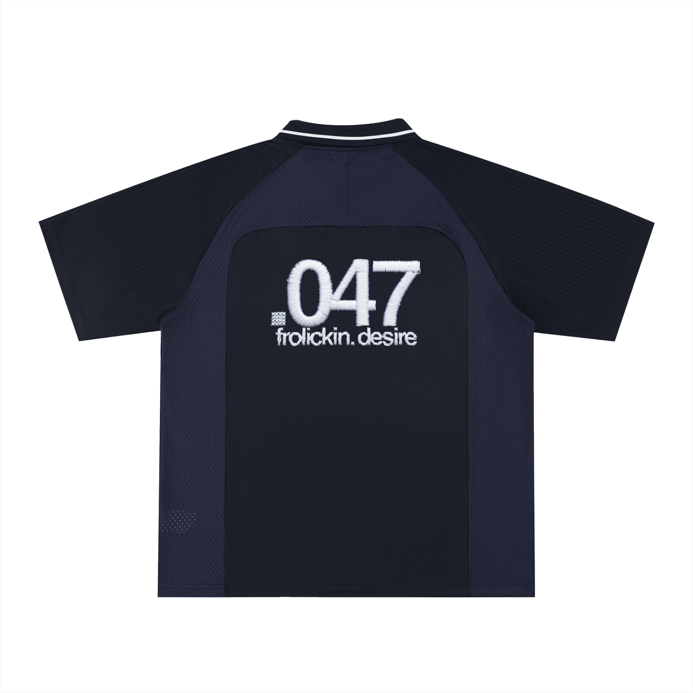 .047 Striped V-Neck Soccer Jersey