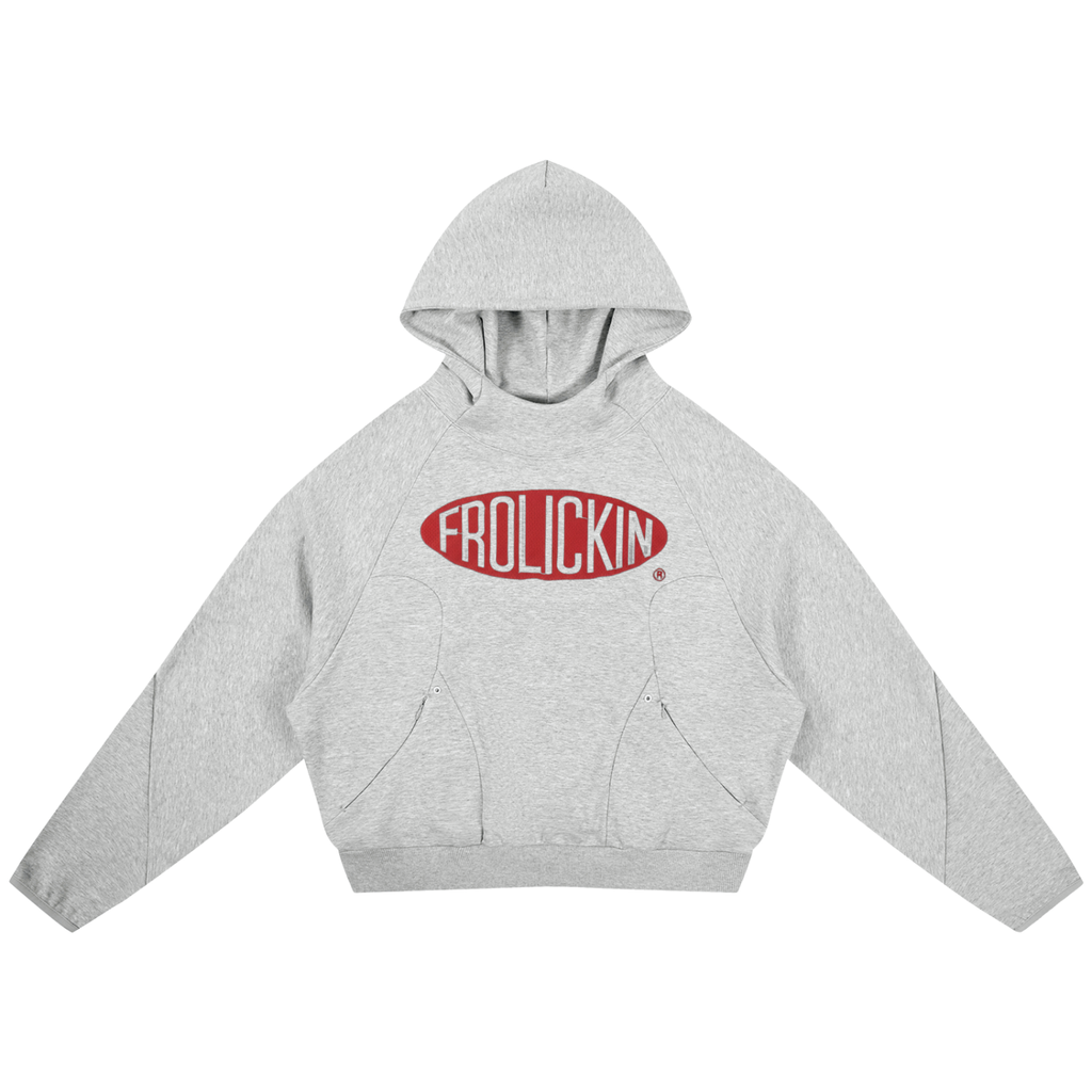 Curved Panel Raglan Hoodie