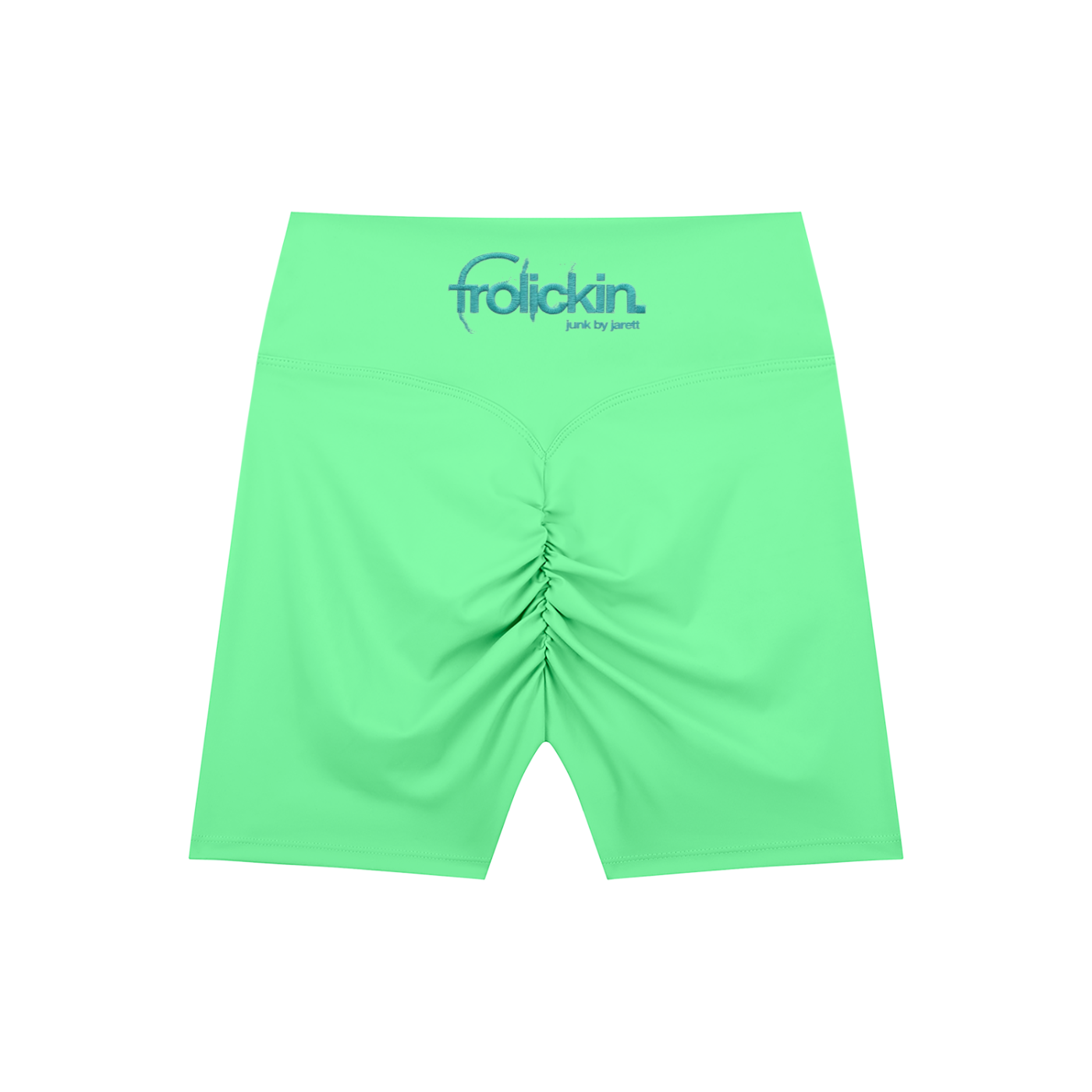 high waisted booty plump biker shorts
