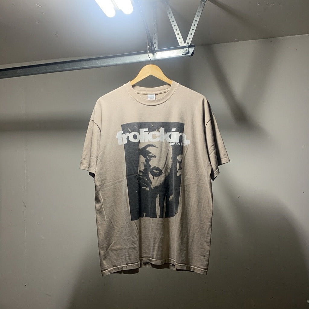 “loverboy” Snow Washed Oversized Cotton T-Shirt