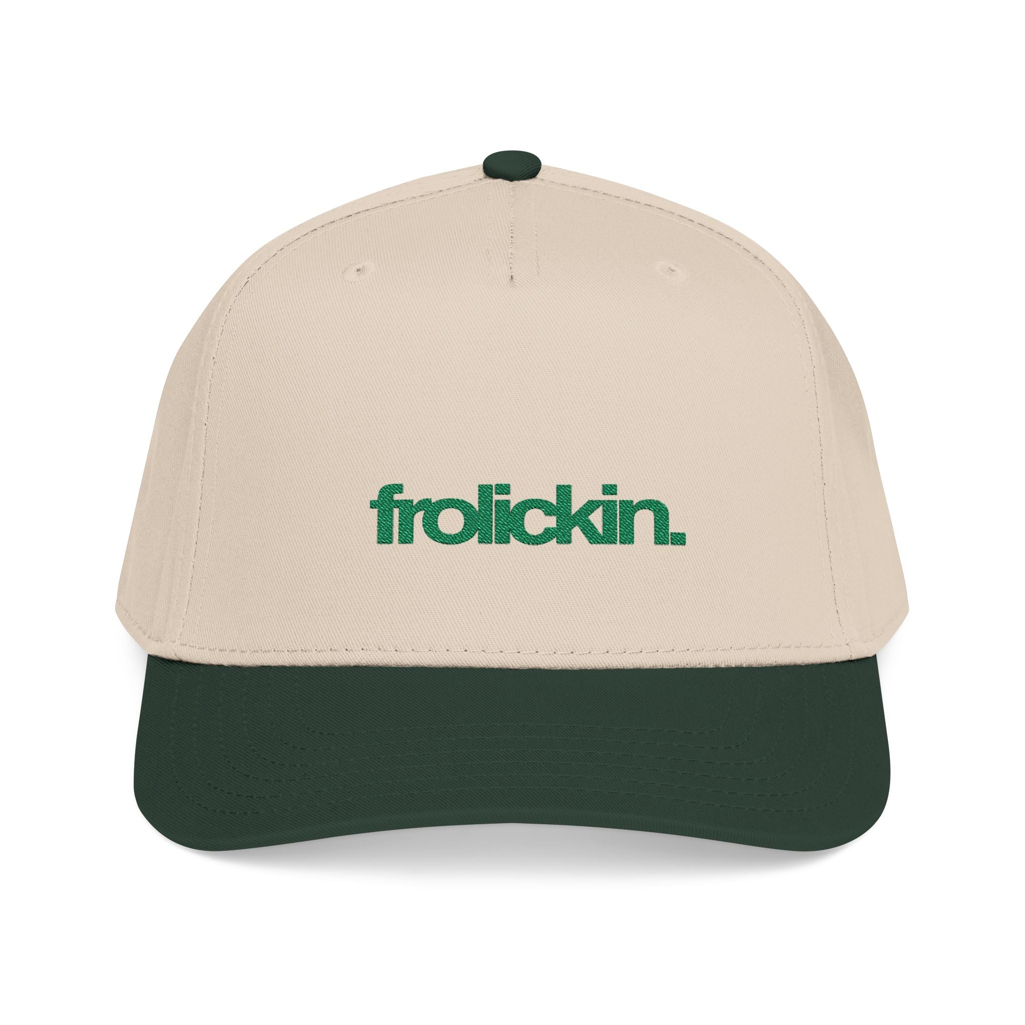 green frolickin. cap