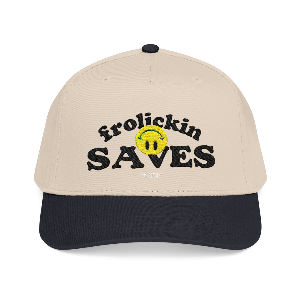 frolickin. saves cap