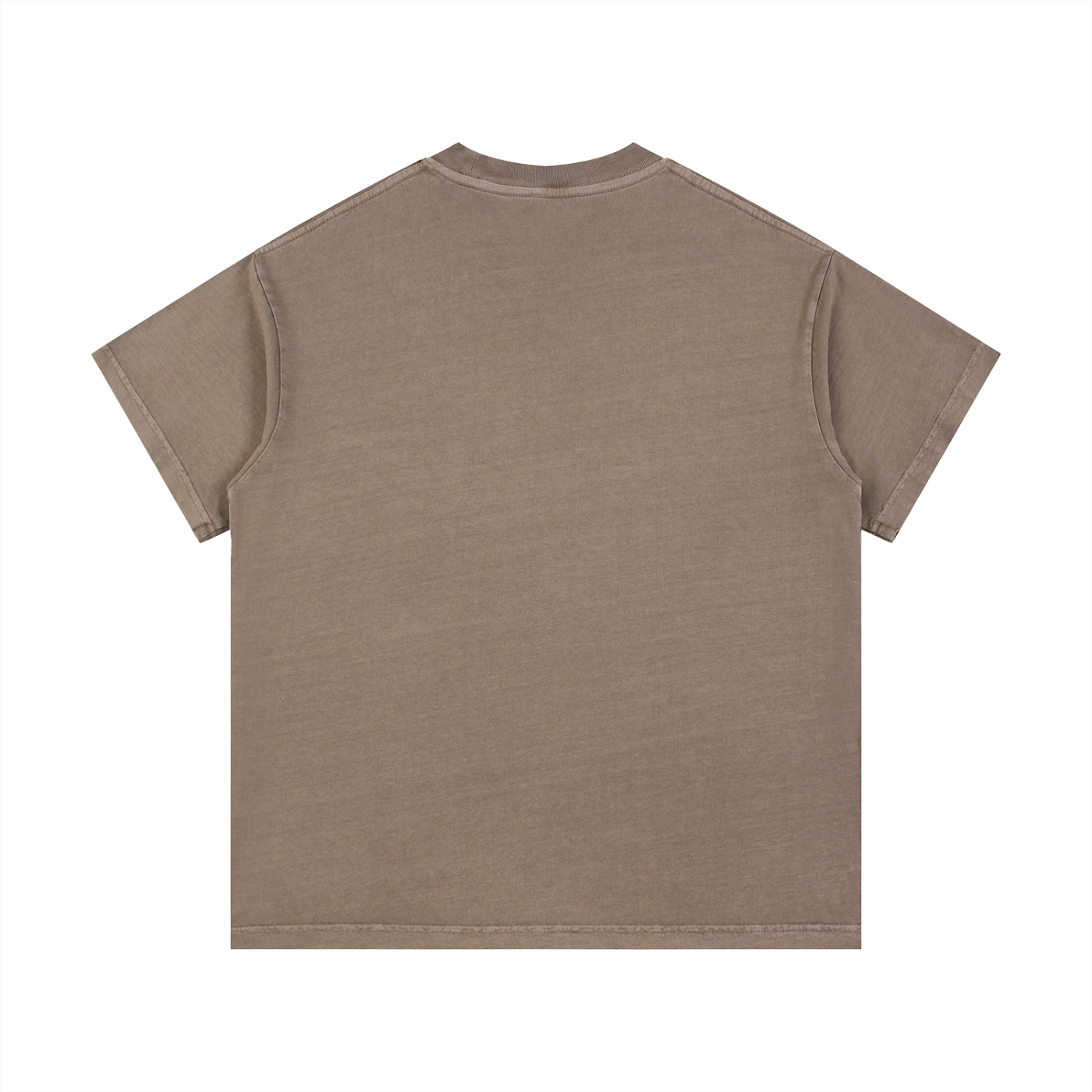 plaid panel vintage washed tee