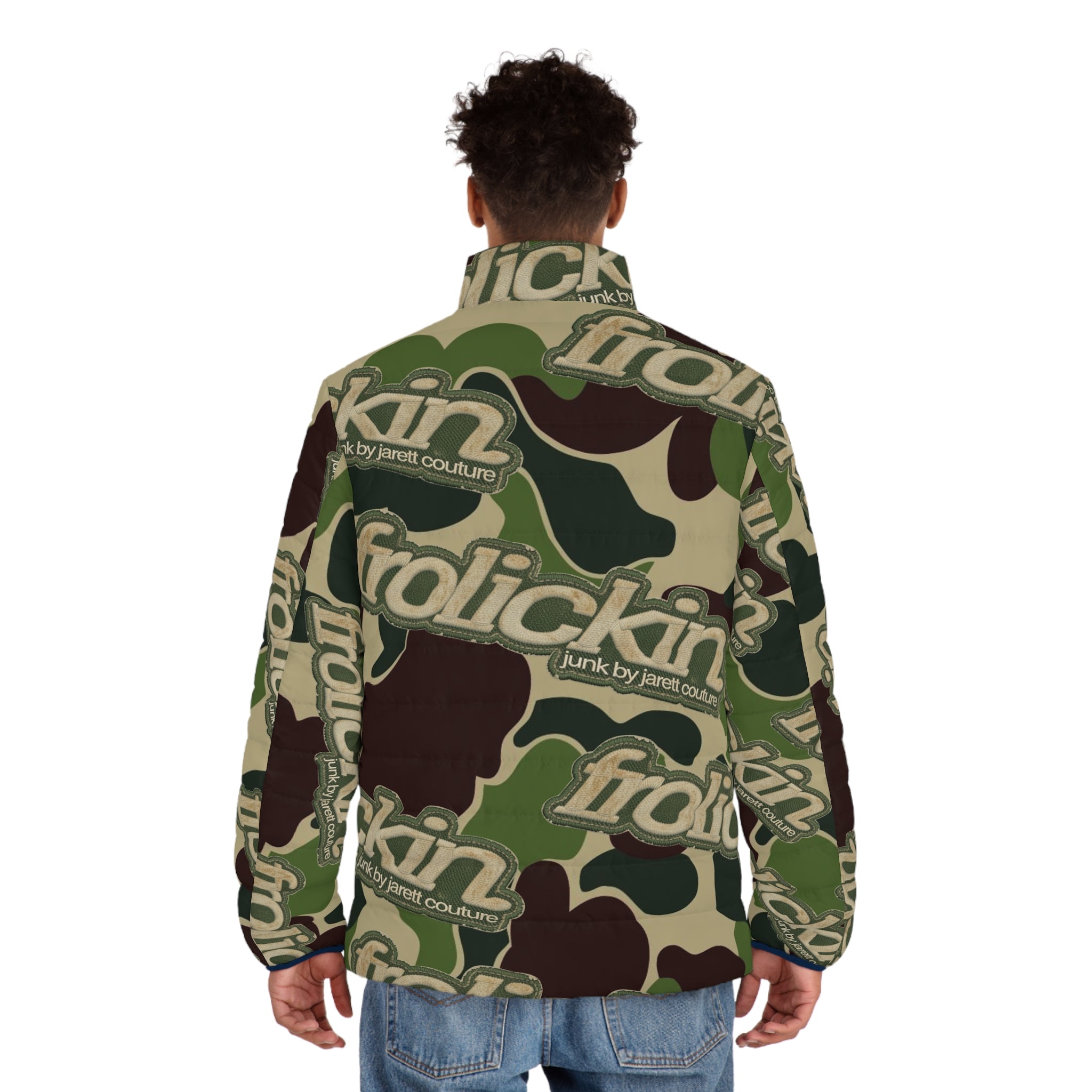 Camo Puffer Jacket