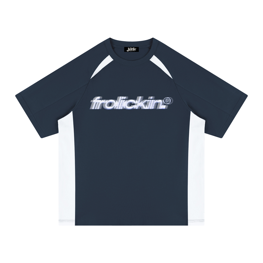 PANELED cotton tee