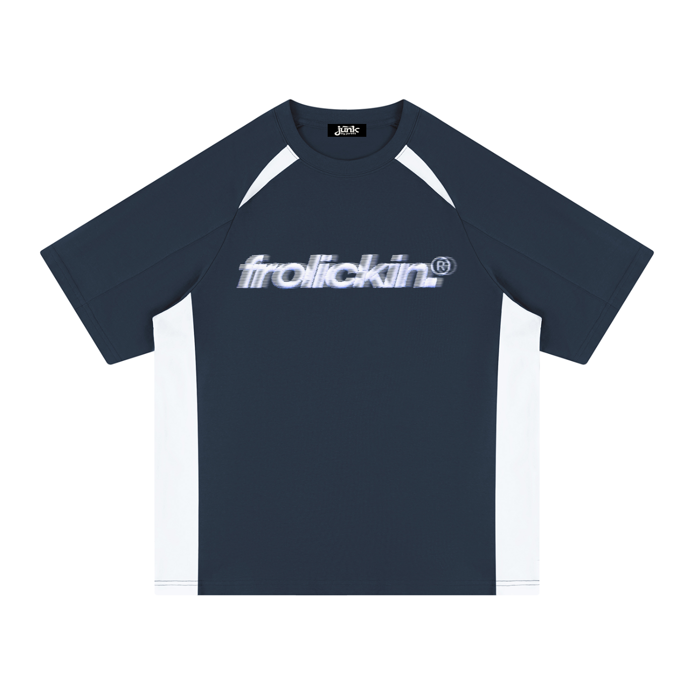 PANELED cotton tee