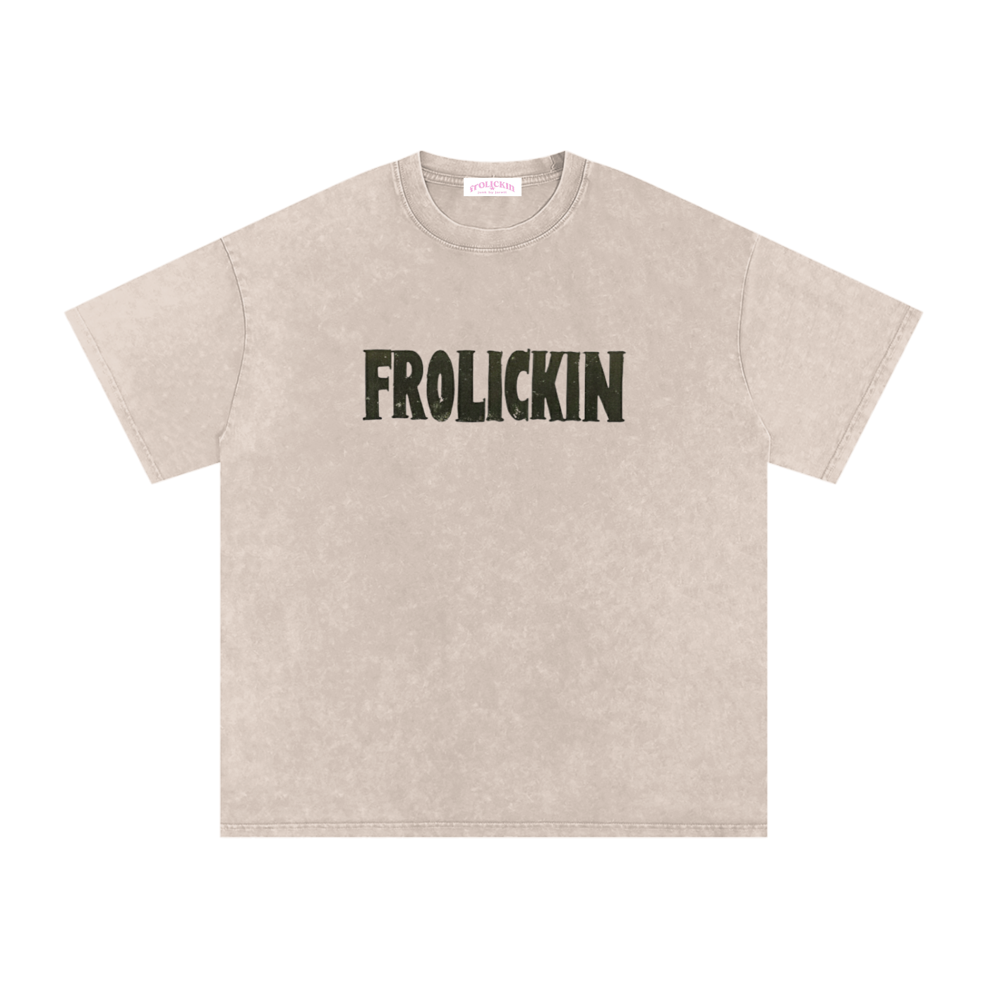 i ran 2 Cambodia V2 — Snow Washed Oversized Cotton T-Shirt