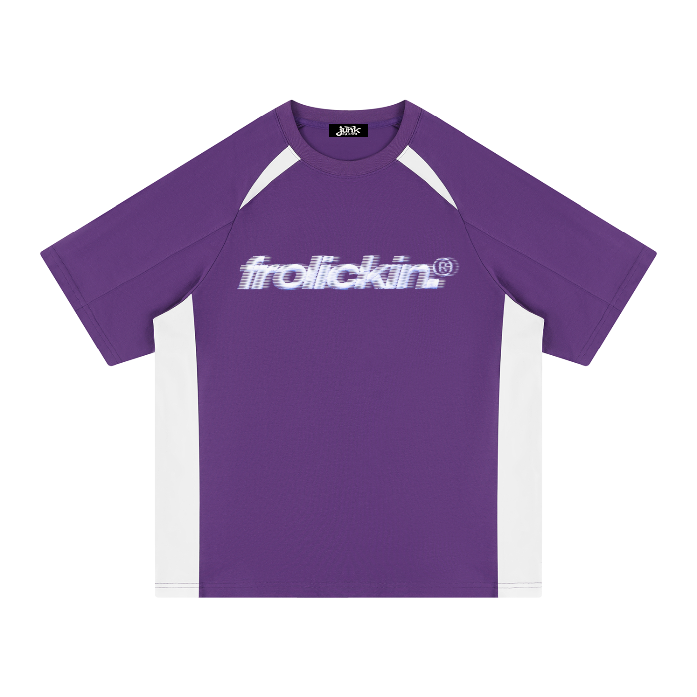 PANELED cotton tee