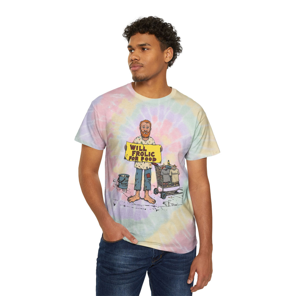 WILL FROLIC 4 GRUB tie dye tee