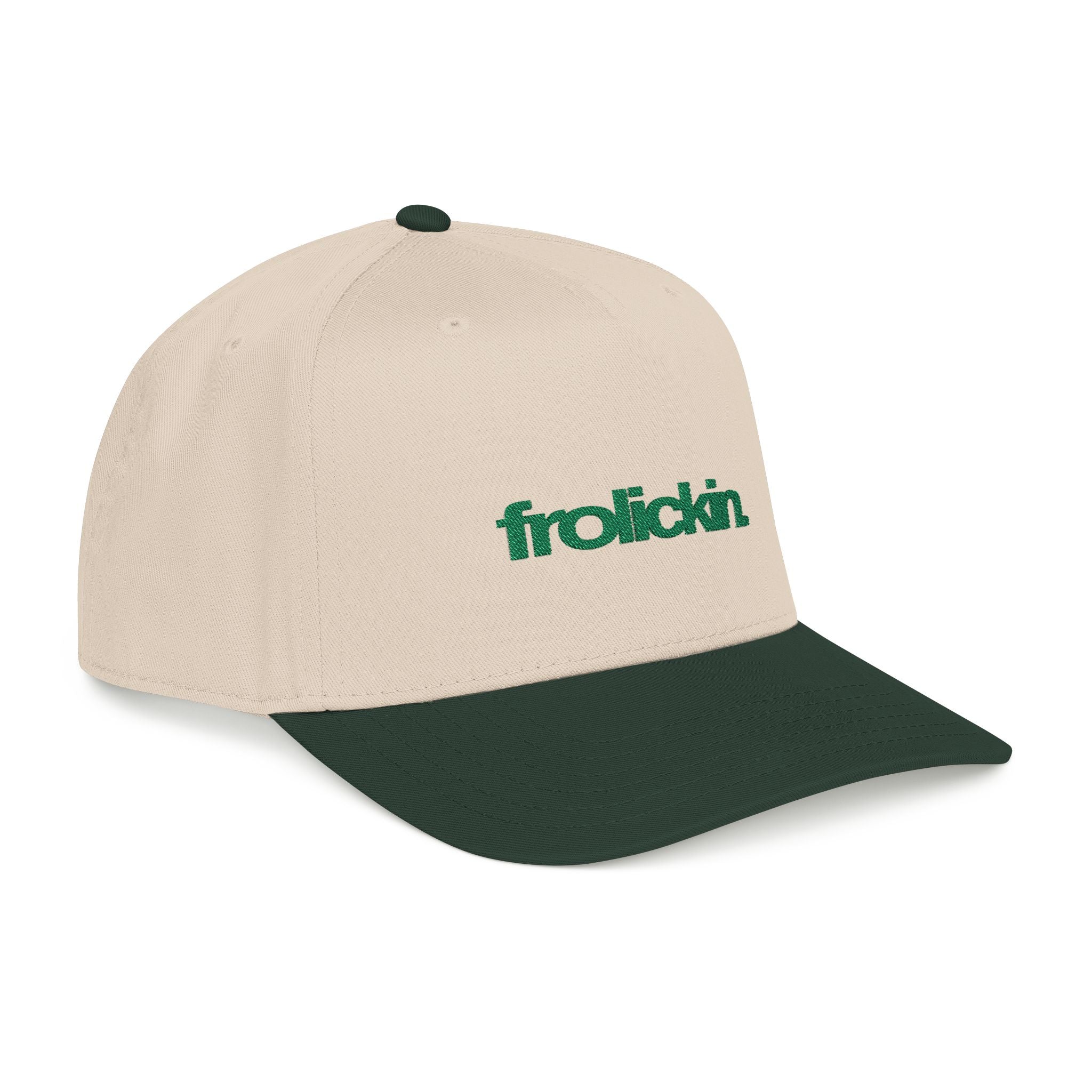 green frolickin. cap