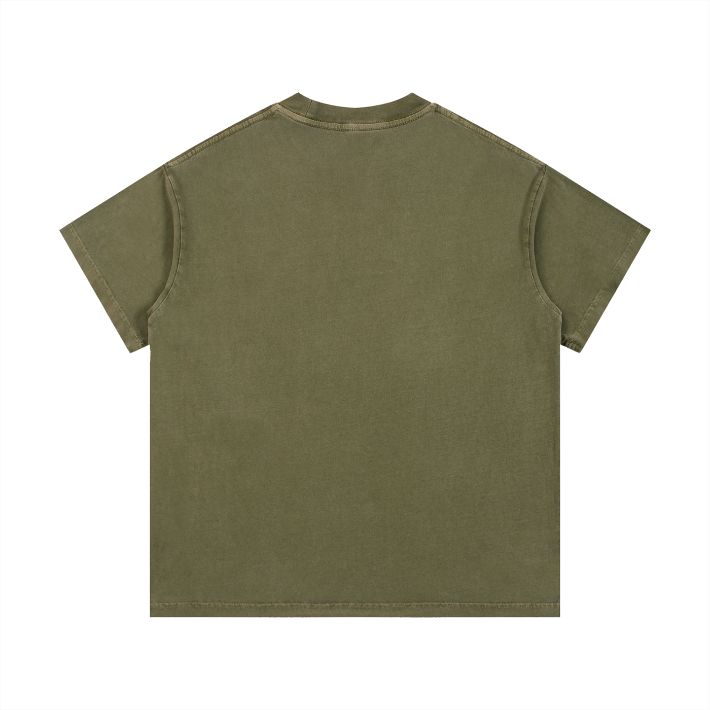 plaid panel vintage washed tee