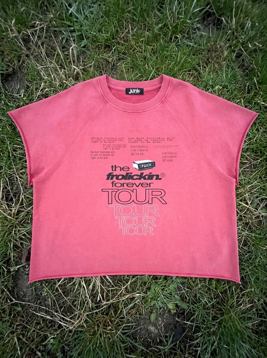 frolickin. forever tour raw edge tee