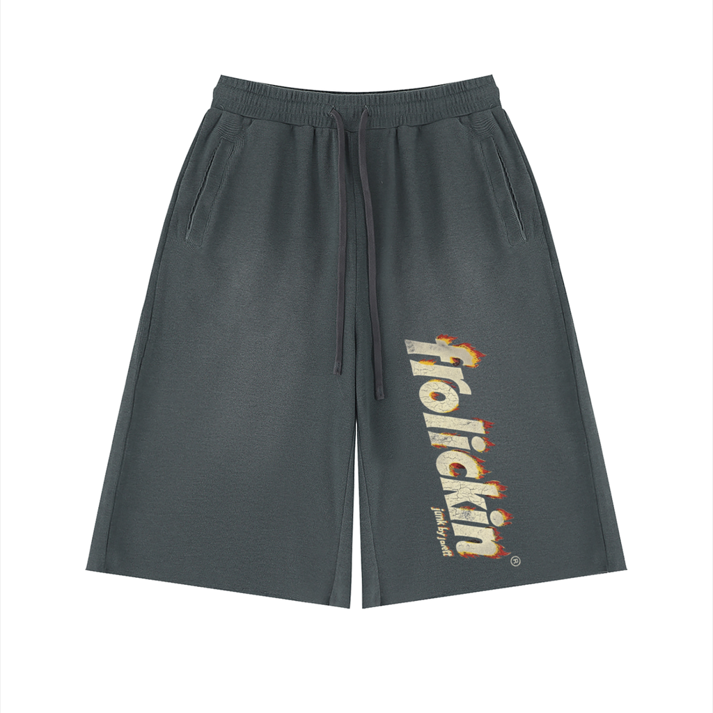 fuego’s sunfade raw edge shorts