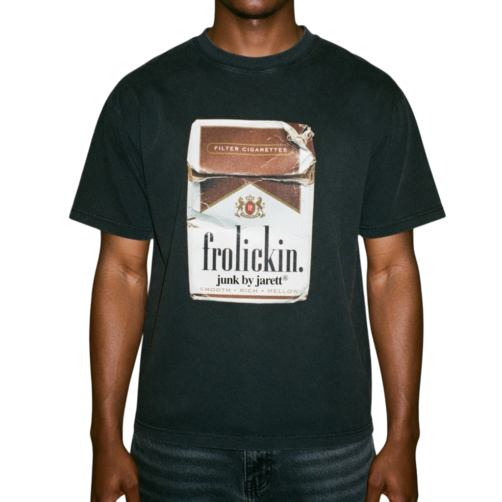 CIGS INSIDE version 2 waffle knitted tee