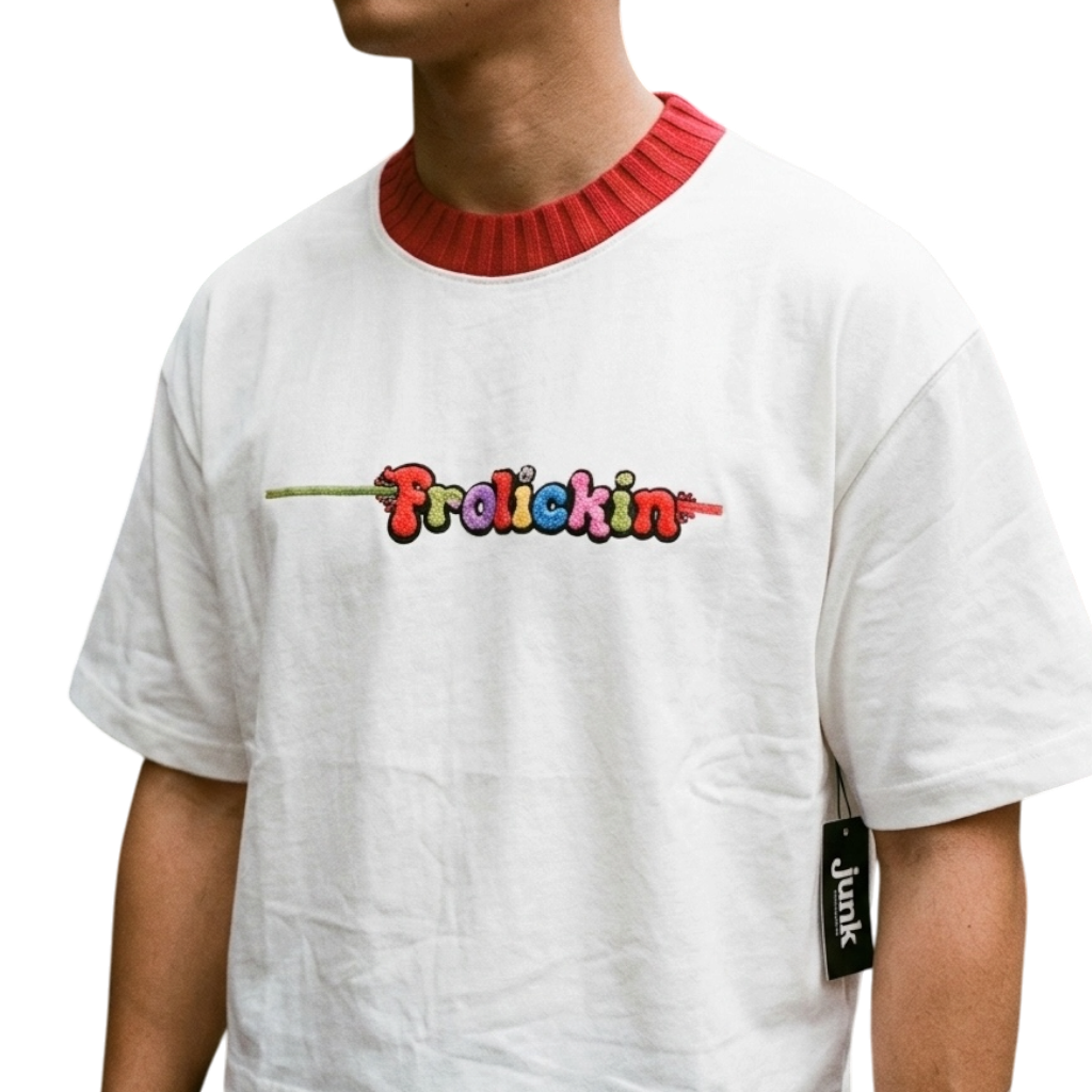 KNIT NECK heavyweighted tee