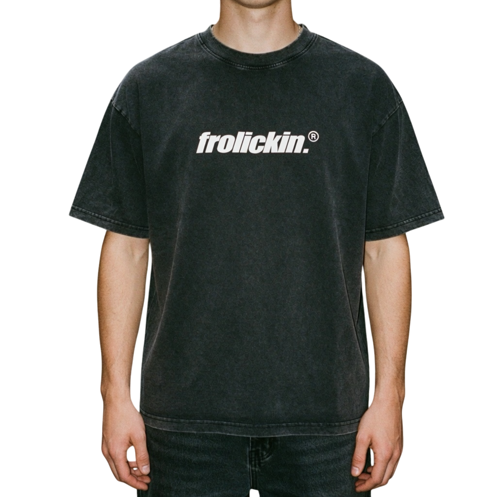 frayed edge vintage wash tee
