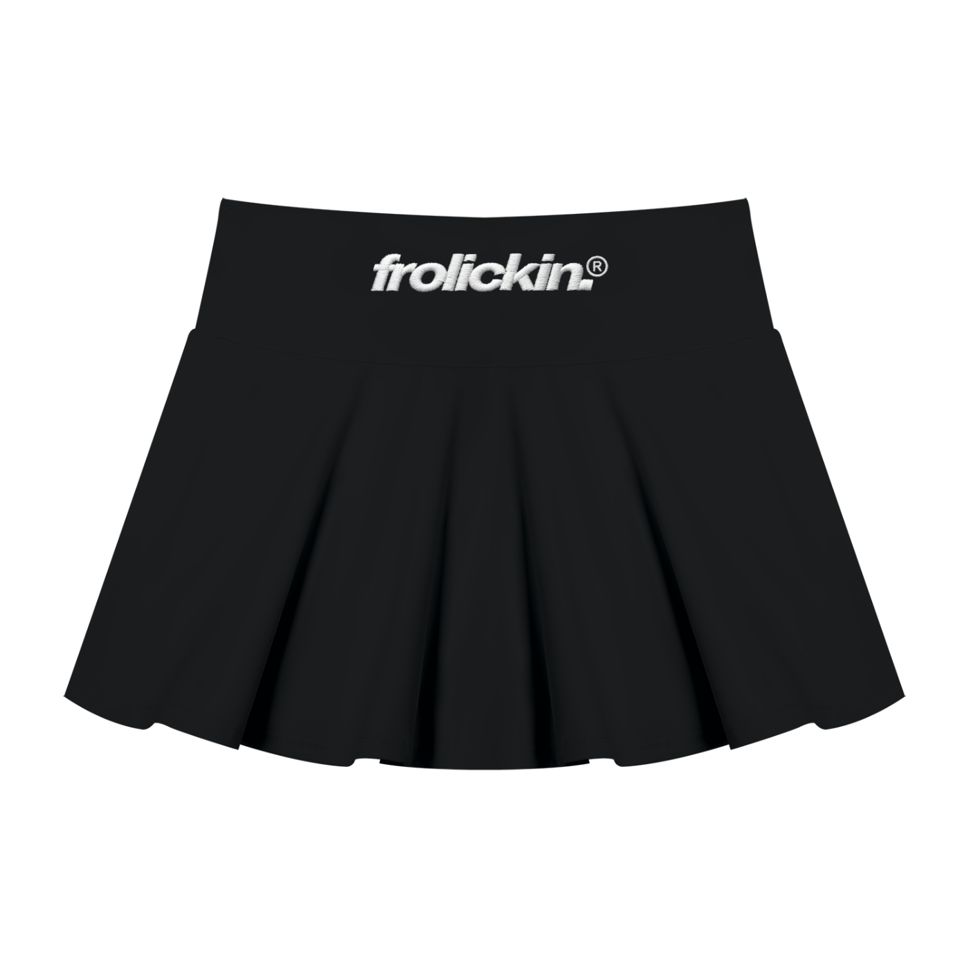 pleated a line skirt