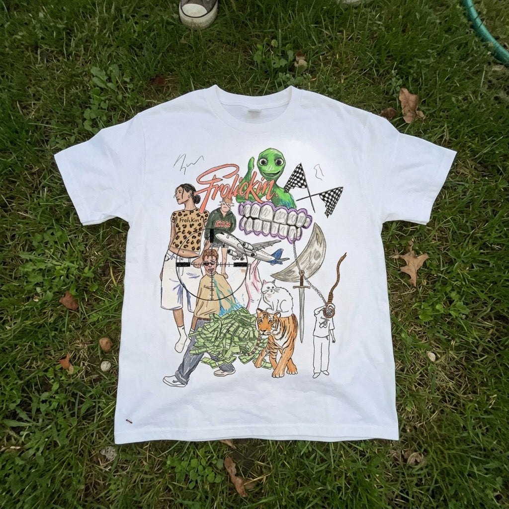 PLEASURE SEEKER white tee