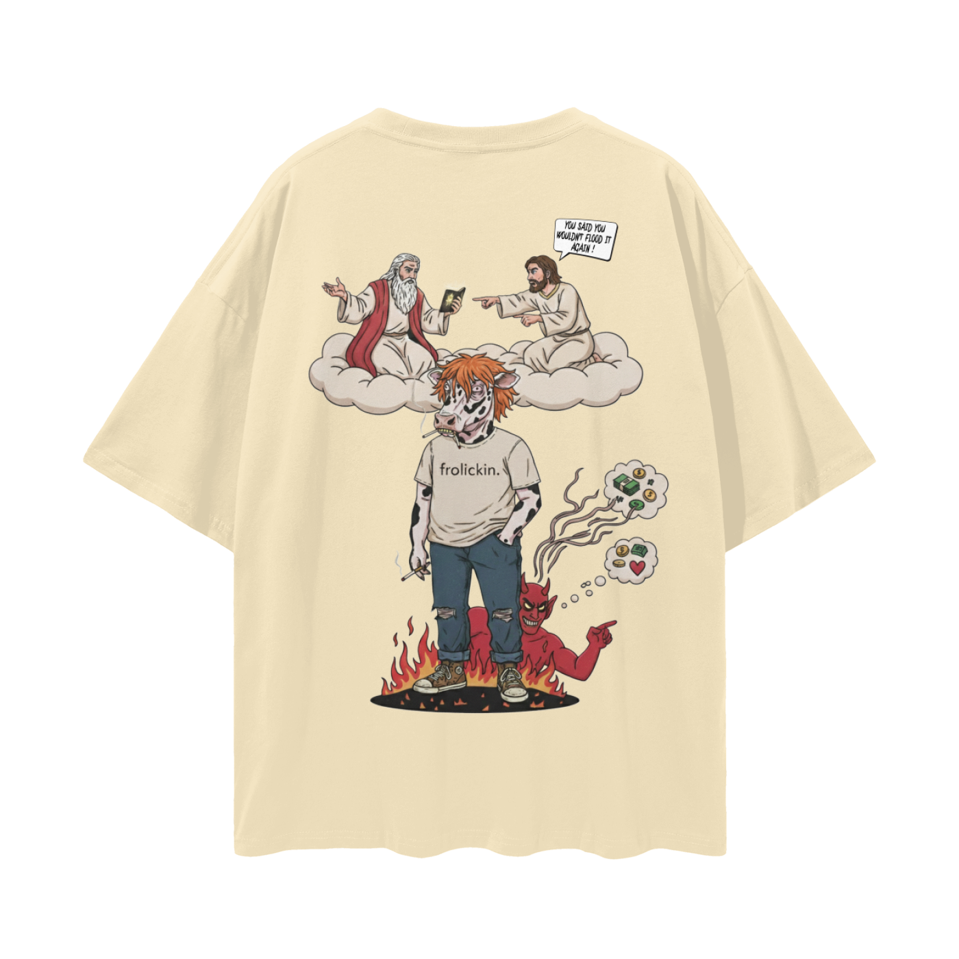 FLOODED oversized tee