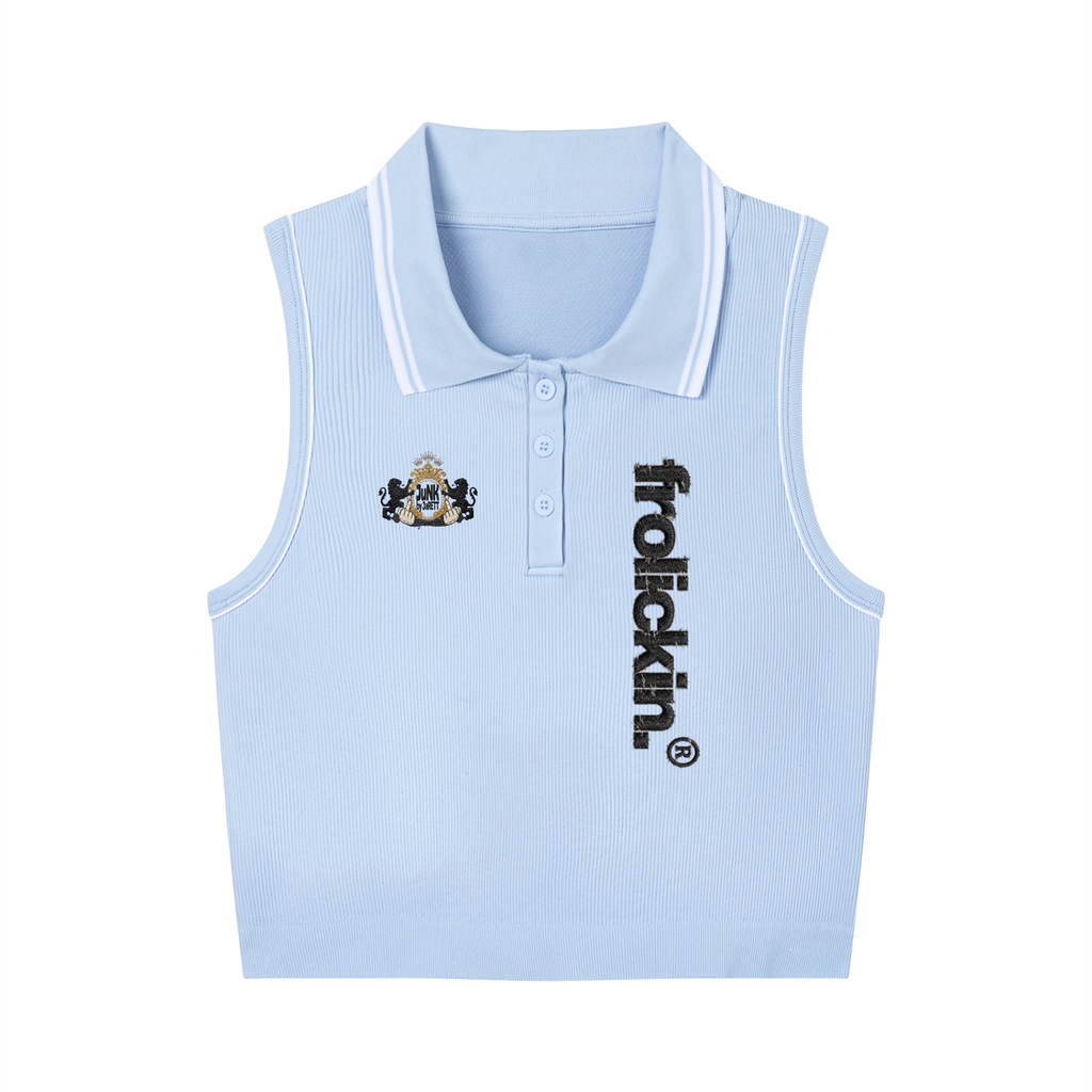 ladies sleeveless tennis polo