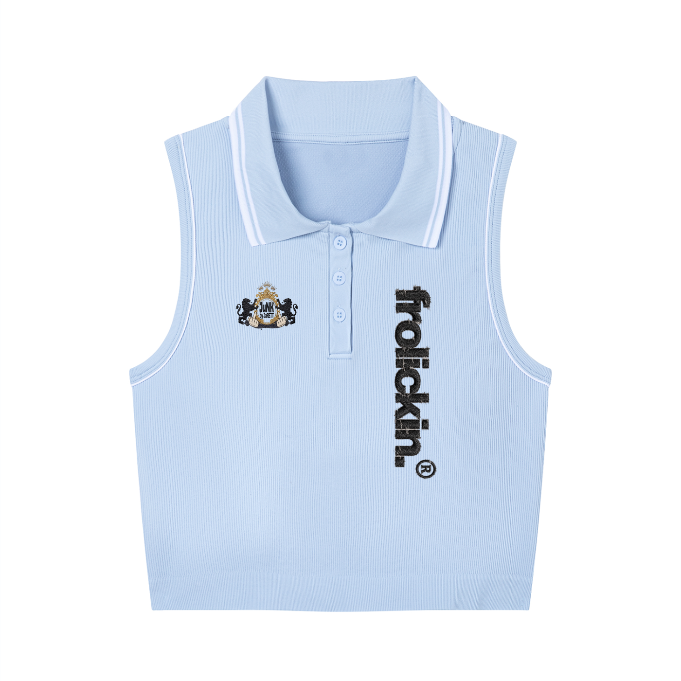 ladies sleeveless tennis polo