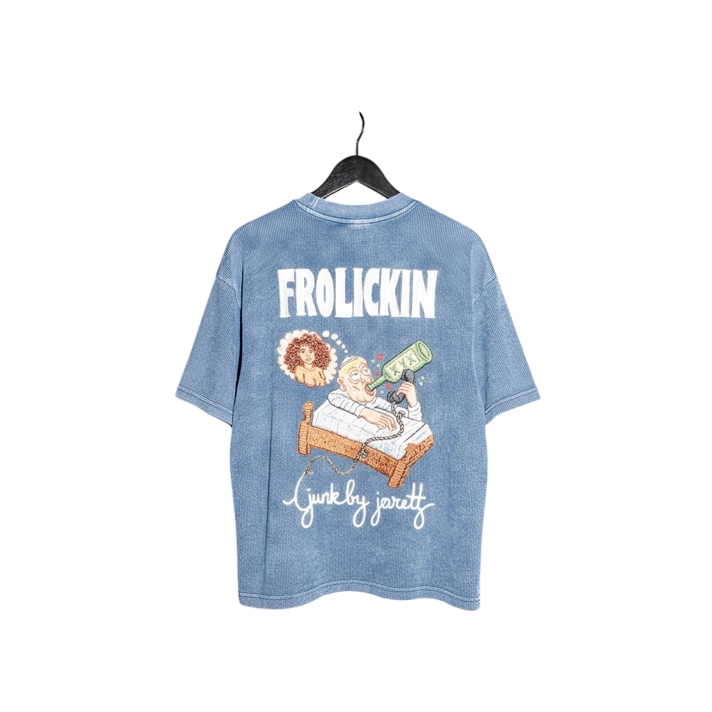 i ran 2 cambodia vol. ii WAFFLE KNIT TEXTURED tee