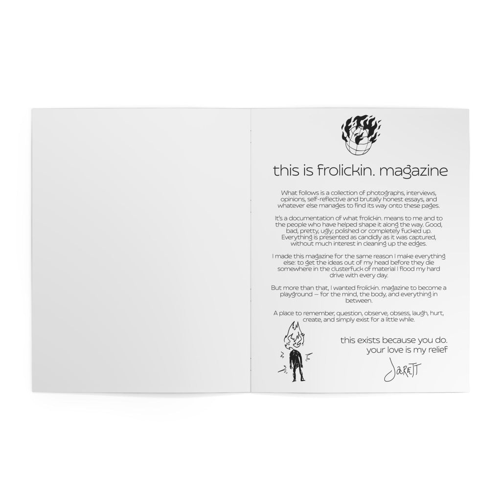 frolickin. magazine issue no. 70 LIMITED EDITION