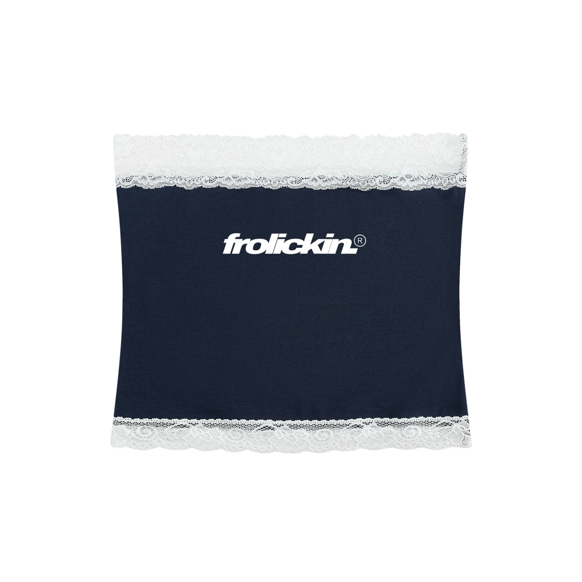 Women's Cropped Paneled Tube Top