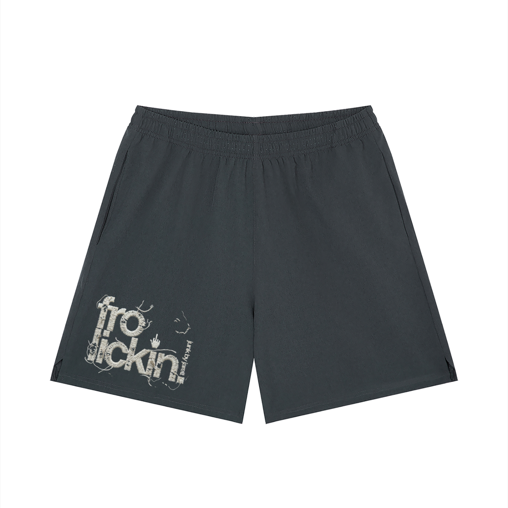 loose fit elastic shorts
