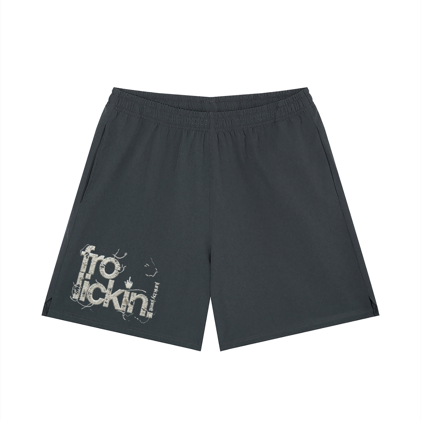 loose fit elastic shorts