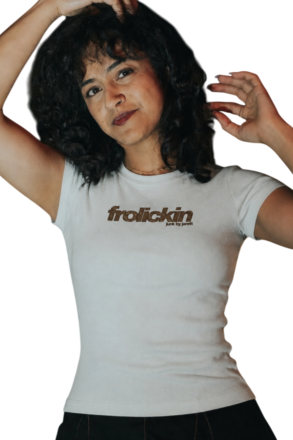 slim fitted mock neck