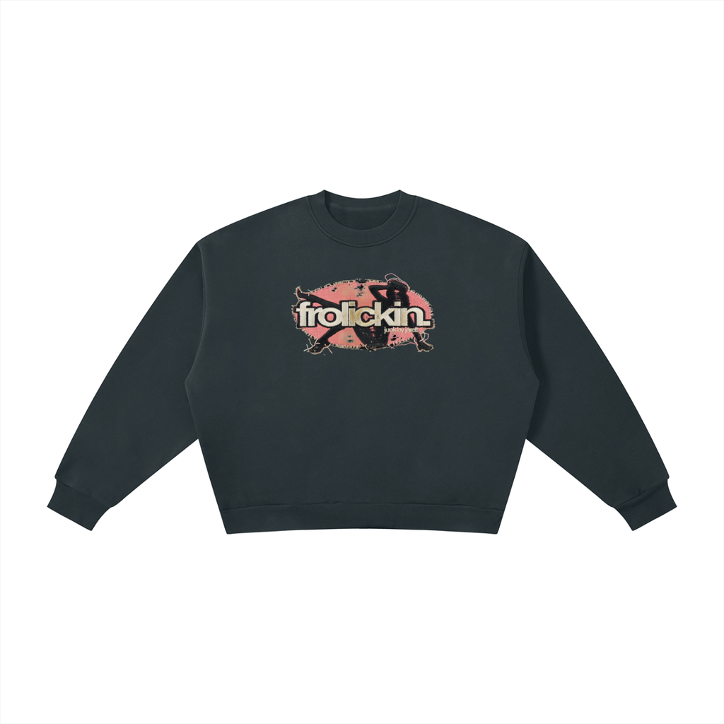 Boxy Fleece Crewneck Sweatshirt