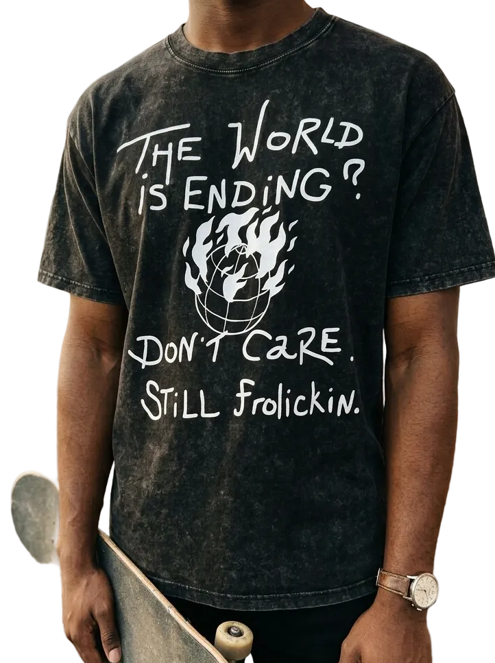 THE WORLD IS ENDING tee