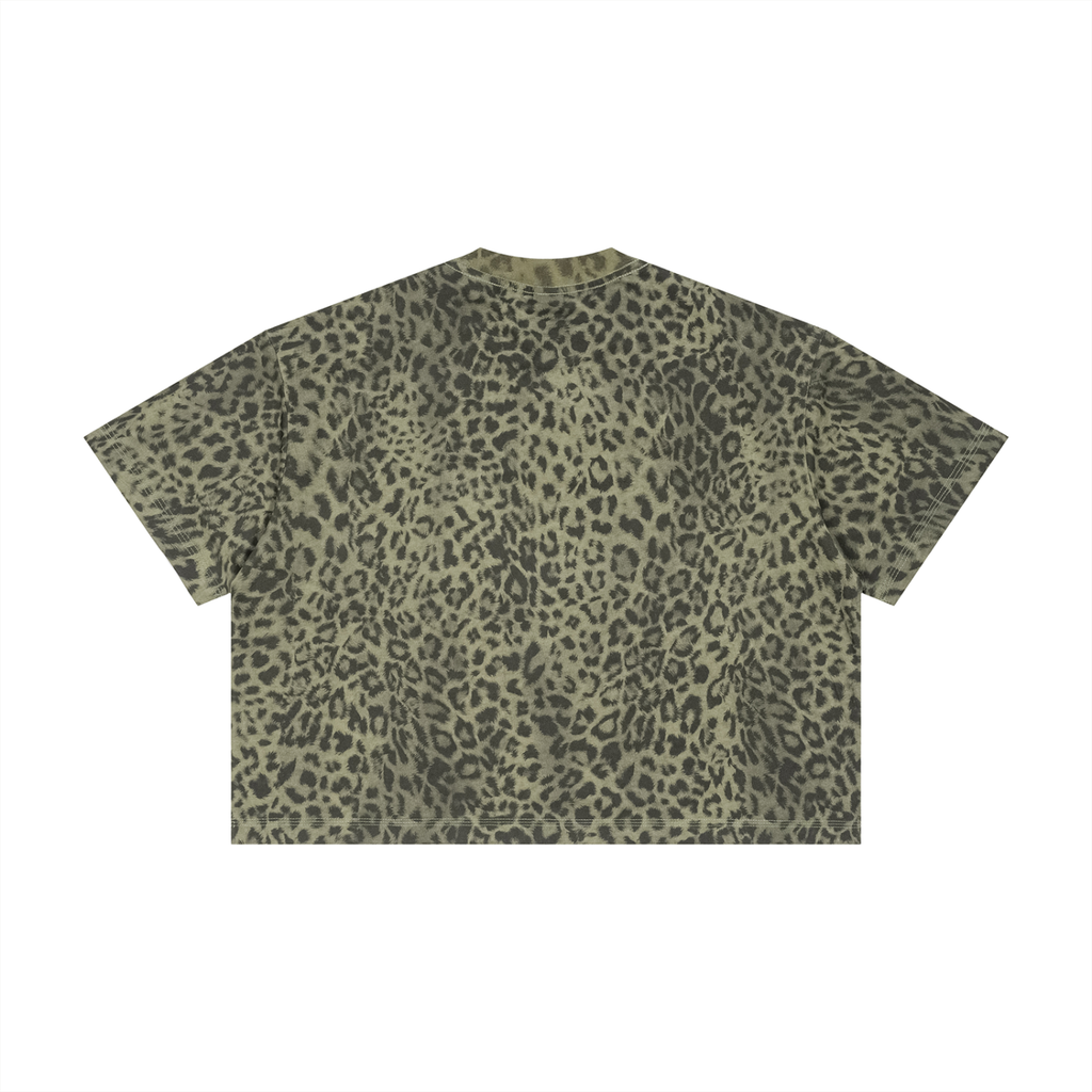 leopard print tee