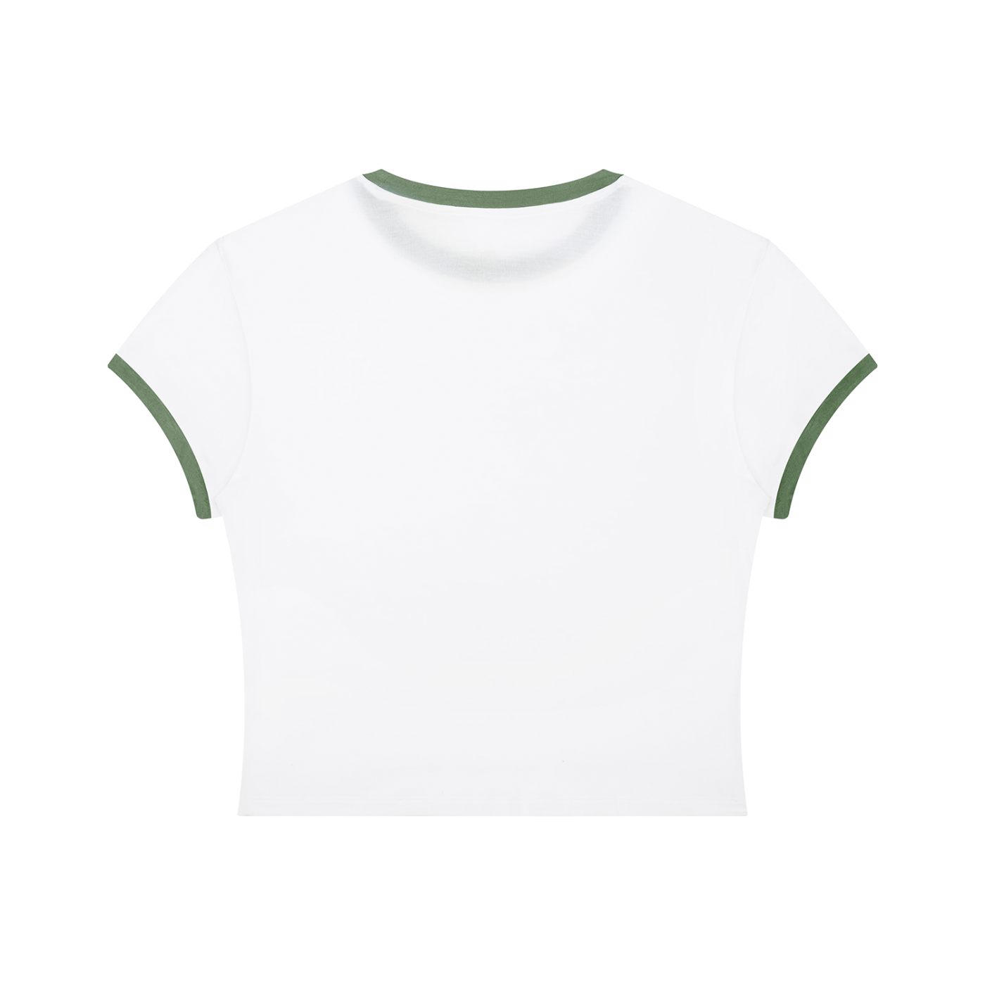 slim fit DUTCH cropped ringer tee version 1
