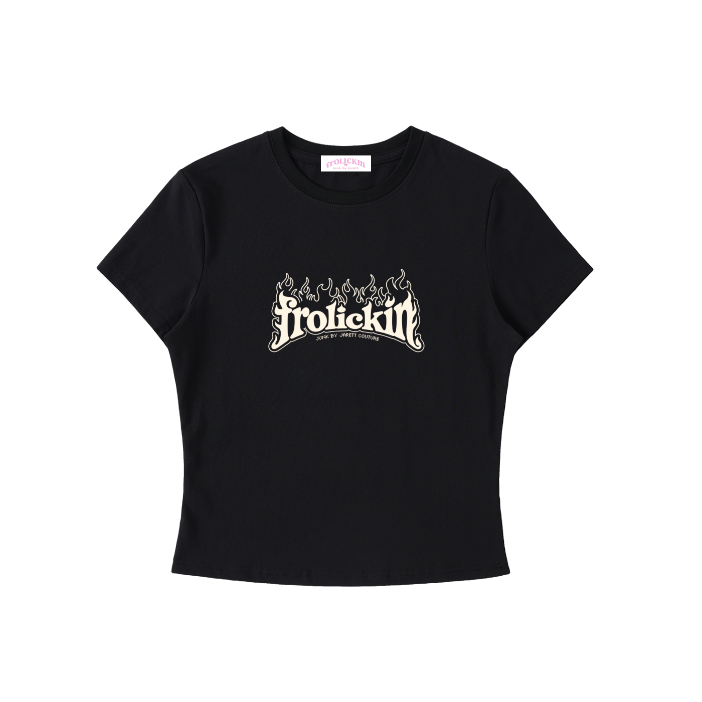 “fuego frolickin.” Women’s Essential Bodycon Crewneck T-Shirt