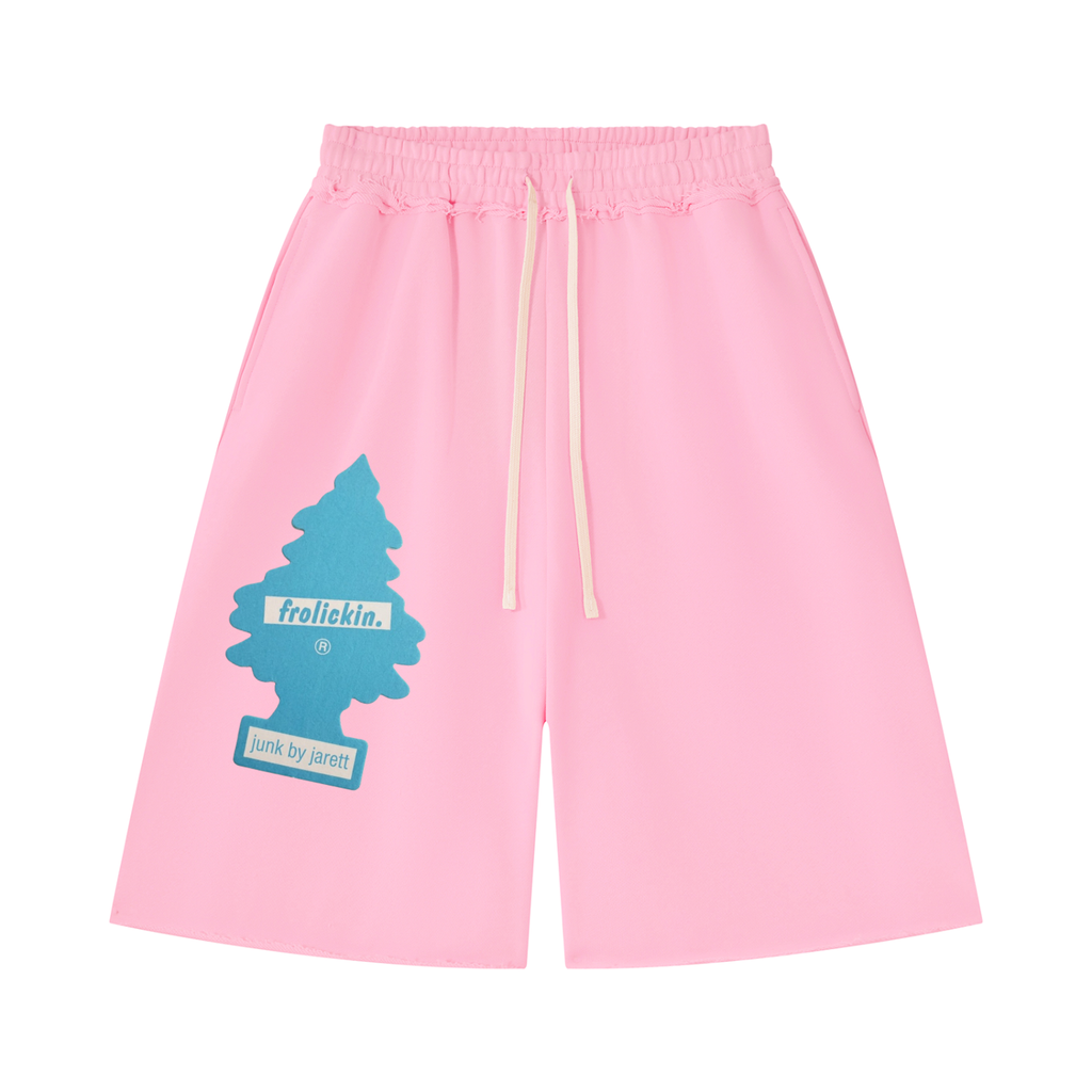LIL TREE Heavyweight Raw Edge Shorts