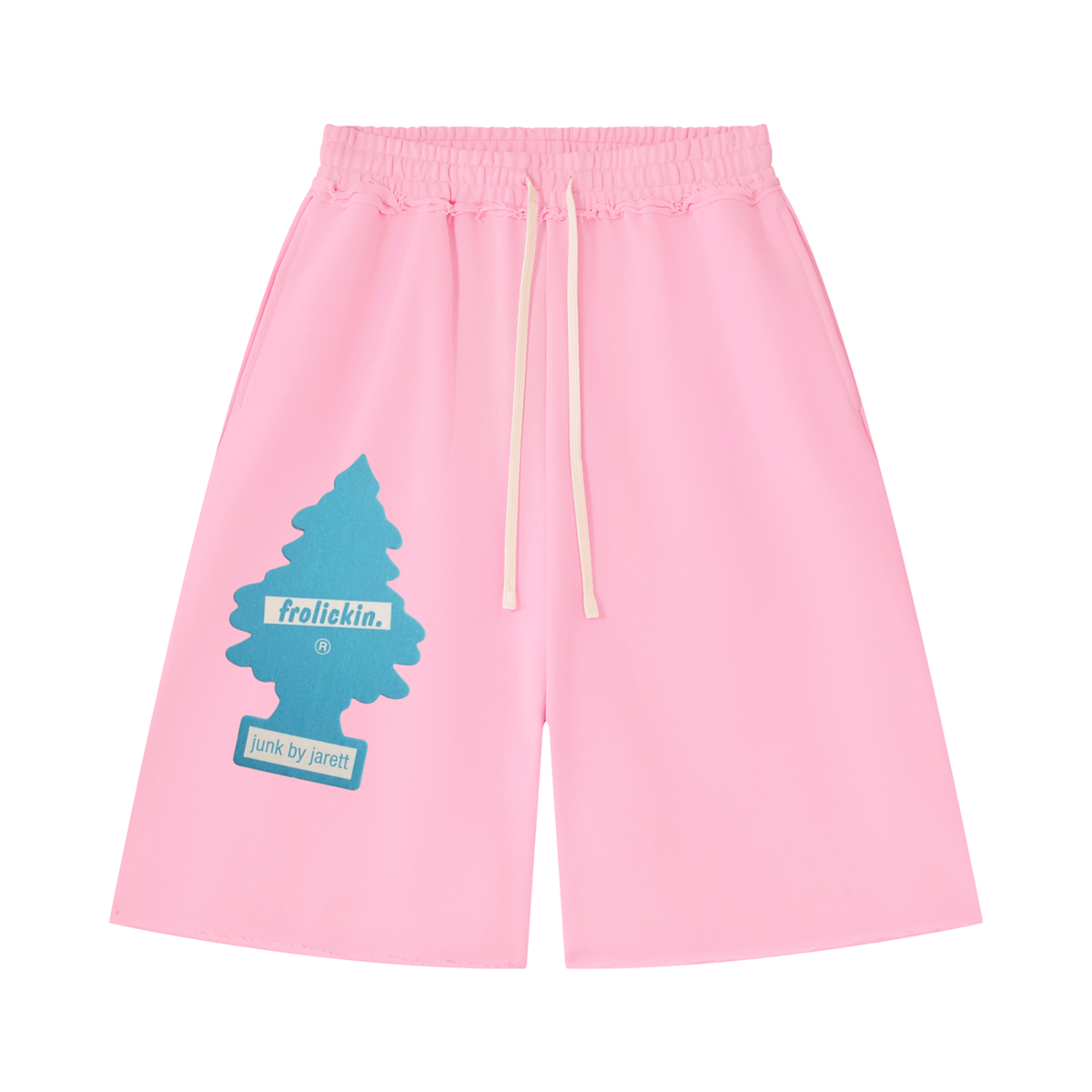 LIL TREE Heavyweight Raw Edge Shorts