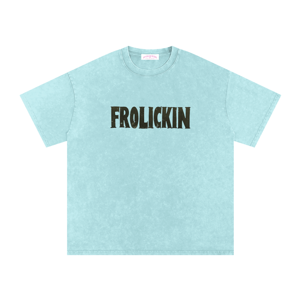 i ran 2 Cambodia V2 — Snow Washed Oversized Cotton T-Shirt