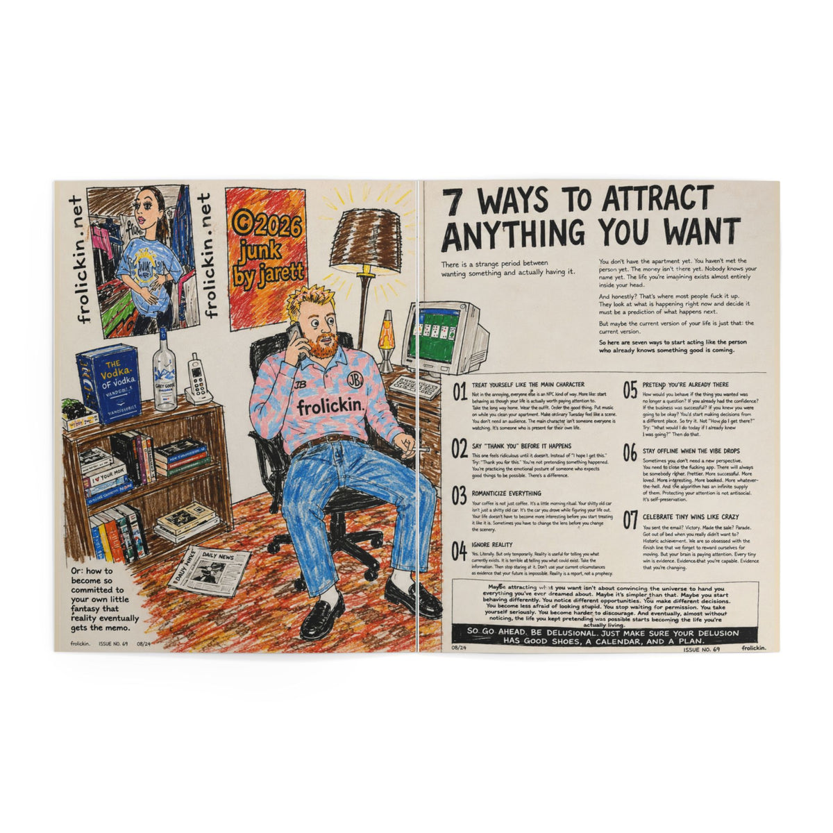 frolickin. magazine issue no. 70 LIMITED EDITION