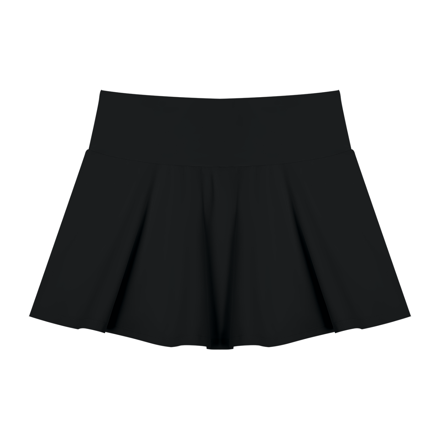 pleated a line skirt